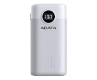 ADATA Power Bank P10000QCD 10000mAh biały - 1055691 - zdjęcie 1